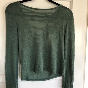 Long sleeve knit sweater